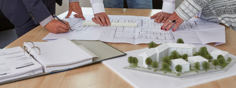 Bild von Plannungsarbeiten